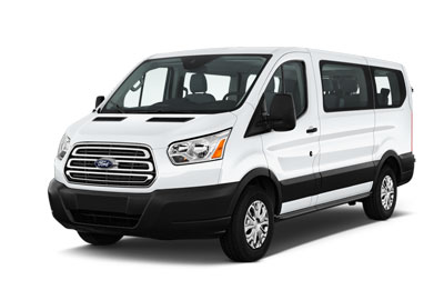 Ford Transit 2017 van available for charter rentals